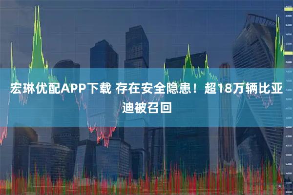 宏琳优配APP下载 存在安全隐患！超18万辆比亚迪被召回